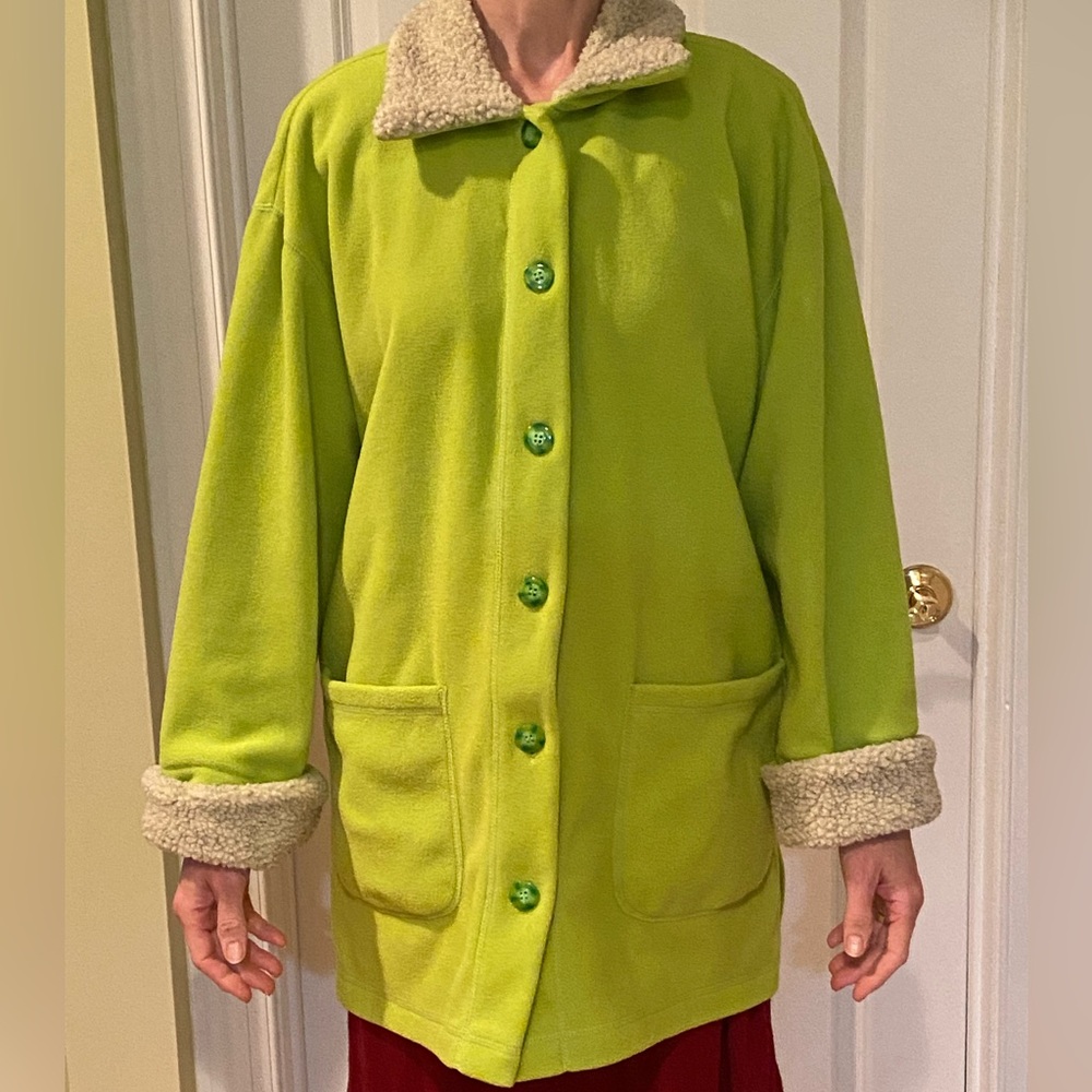 Vintage Jennifer Moore Sm Fleece Cape Coat